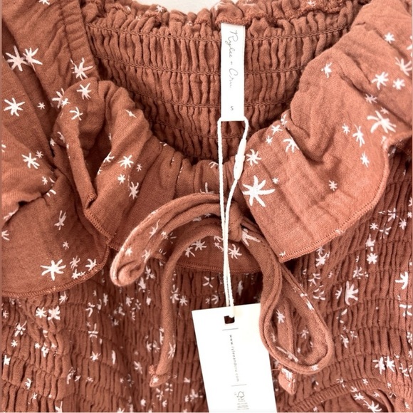 Brown Rylee + Cru Thea Dress Size Small - Picture 2 of 3